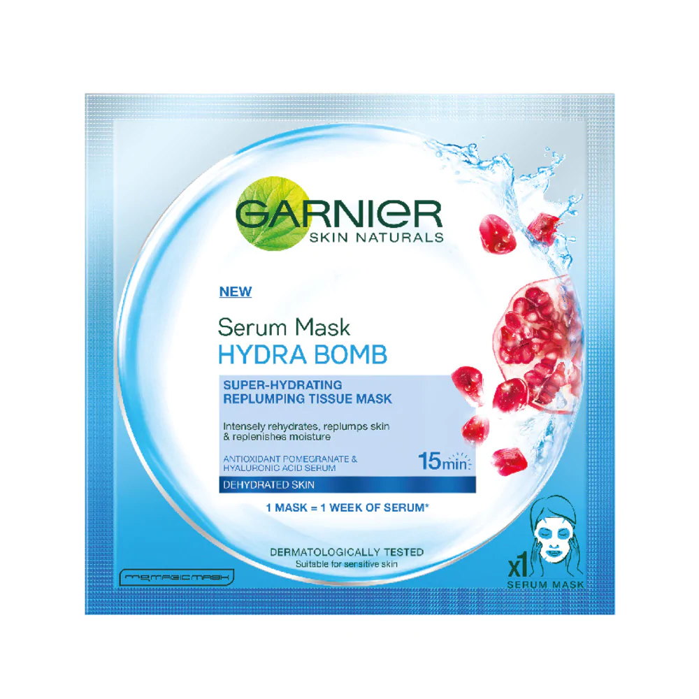 GARNIER SERUM MASK HYDRA BOMB